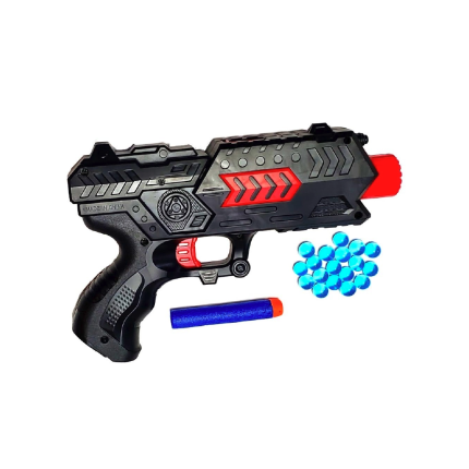 مسدس Pistol Force ثنائي الوضعيات – إطلاق أوربيز وطلقات إسفنجية (إصدار Battlegrounds)